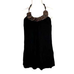 Apt 9 size small wooden neckline halter top
